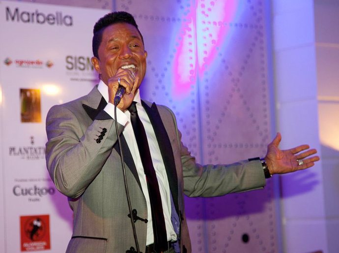 Jermaine Jackson durate la gala SOS animal en Marbella