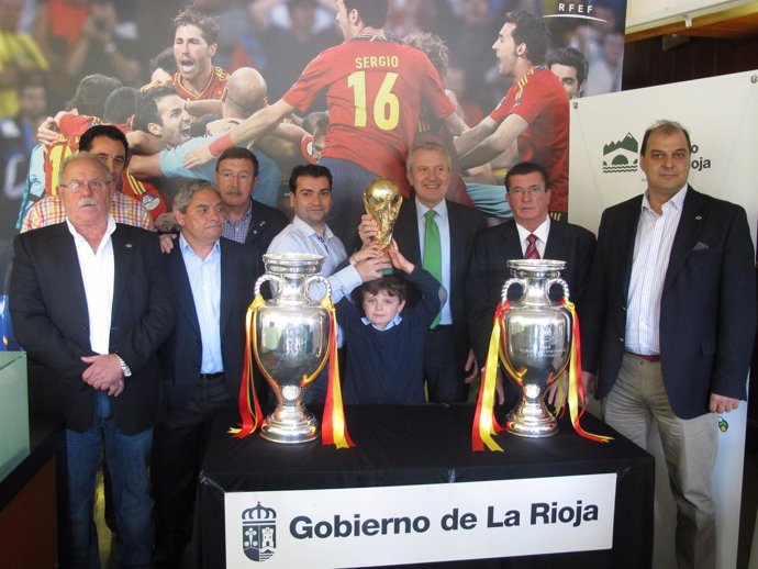 Exposición trofeos de la Selección Española de Fútbol