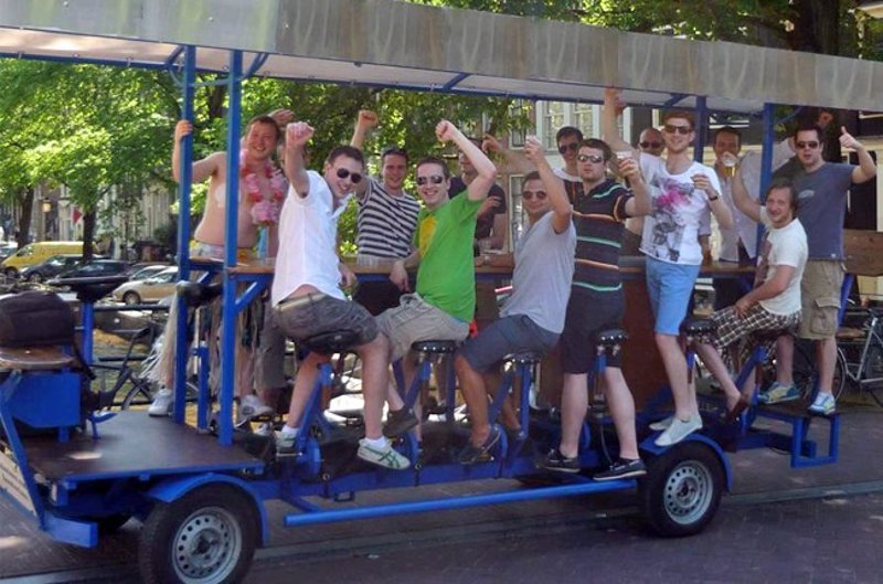 Awesome bike bar in Madrid!
