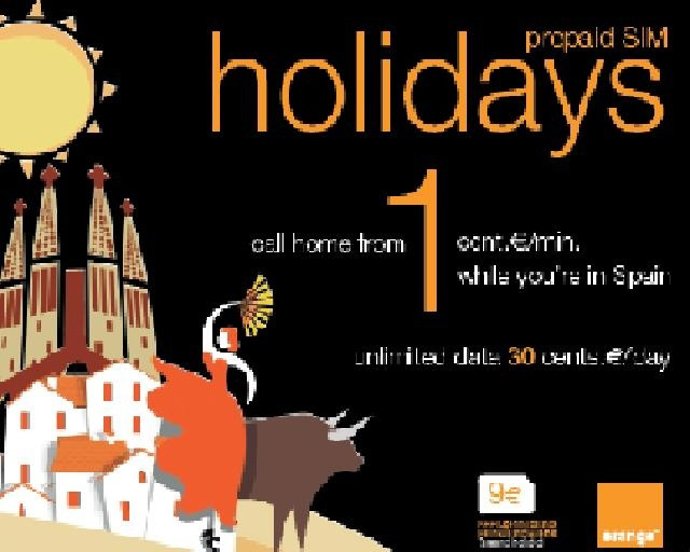 Tarjeta SIM 'Holidays'