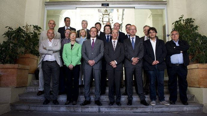 La Junta Directiva del FC Barcelona recibida en Sitges