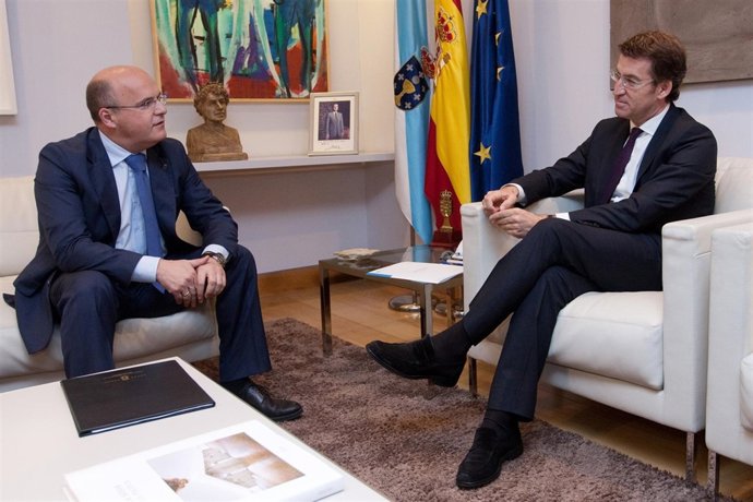 Reunión del presidente de la Xunta con Manuel Baltar