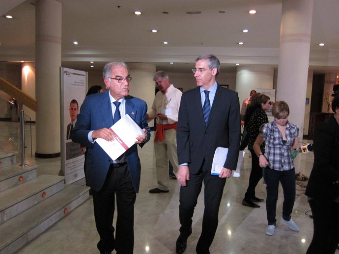 García Costas y Francisco Conde en Vigo