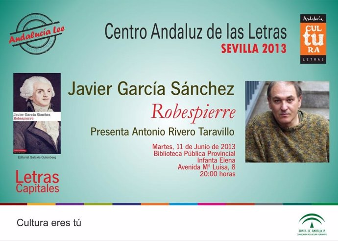 Javier García Sánchez presenta 'Robespierre'