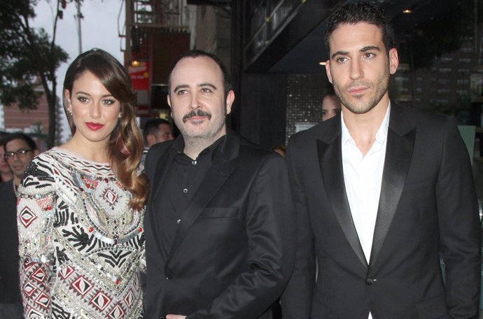 Blanca Suarez, Carlos Areces and Miguel Angel Silvestre at the screening of Sony