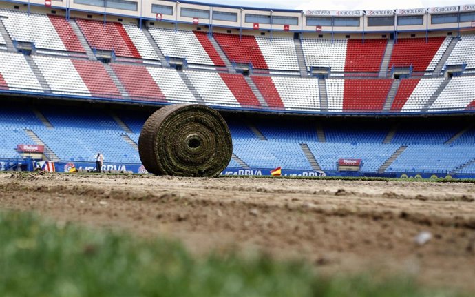 Césped del Vicente Calderón