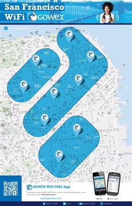 Mapa WiFi san Francisco