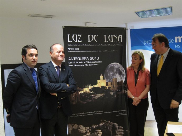 Jacobo Florido, Manuel Barón, Belén Jimenez, Bernal, antequera luz de luna turis