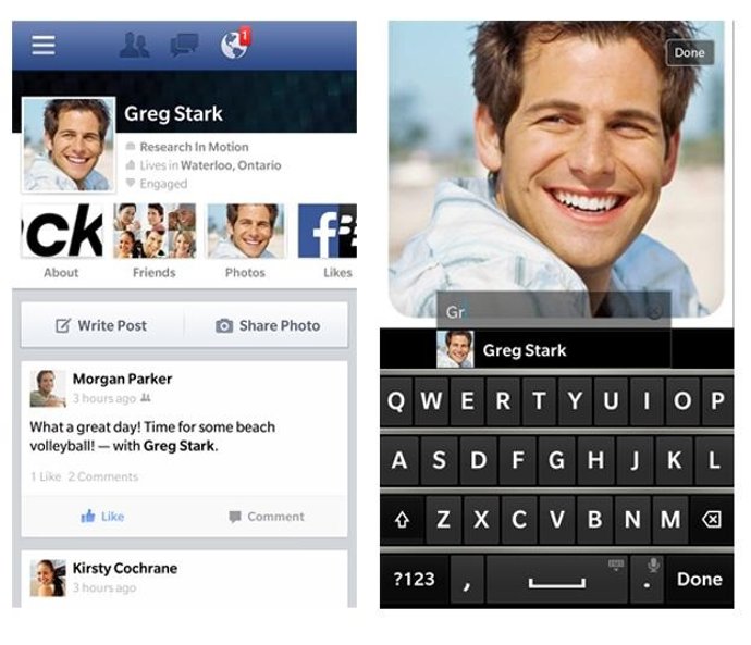 Nueva actualización de FACEBOOK PARA bb 10