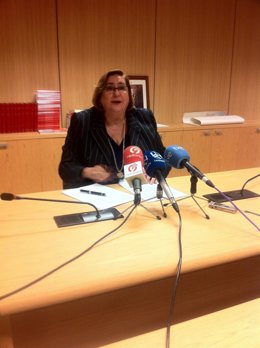 Teresa Gisbert tras ser reelegida fiscal jefa