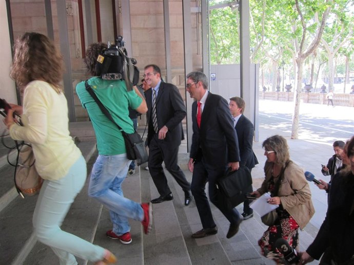 Josep Tous llega al TSJC para declarar como imputado por el caso ITV