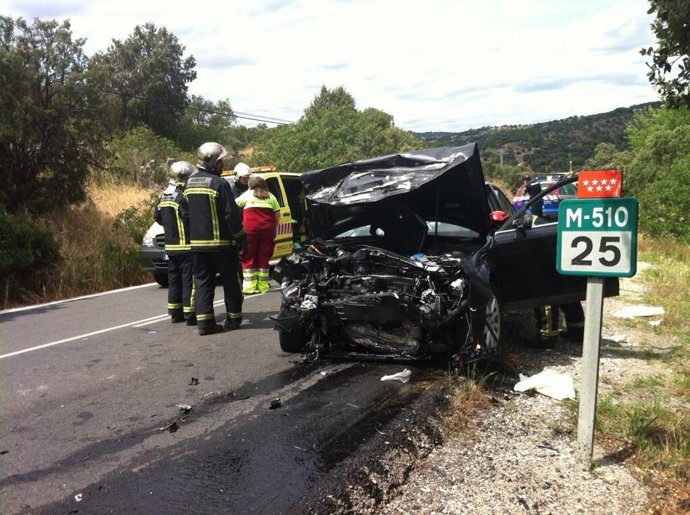 Accidente en la M-510