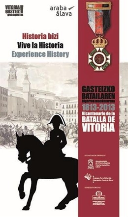 CARTEL CONMEMORATIVO DE ACTOS DEL BICENTENARIO DE LA BATALLA DE VITORIA