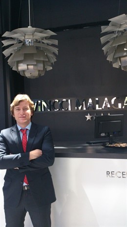 El nuevo director del hotel Vincci Málaga José Luis García Mera