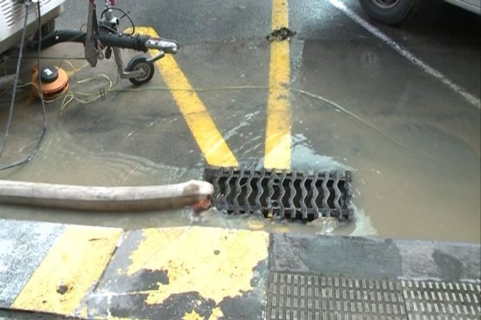 Pamplona sufre una inundación "jamás vista"