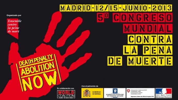 Cartel Congreso Mundial contra la pena de muerte