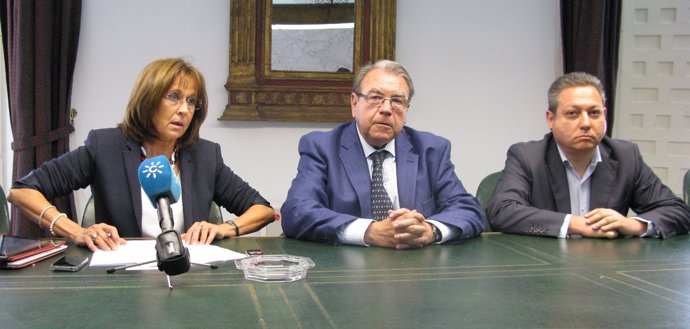 Reunión del PSOE con la cámara de comercio