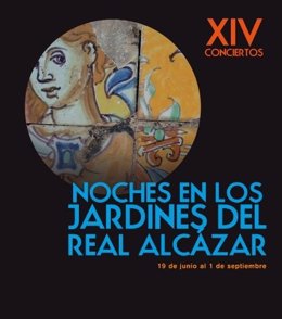 Cartel de 'Las noches en los jardines del Alcázar' 2013