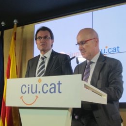 Artur Mas y Josep Antoni Duran
