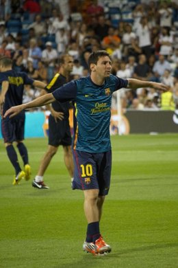 Leo Messi Barcelona  Supercopa 