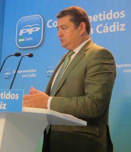 Antonio Sanz, presidente provincial del PP de Cádiz