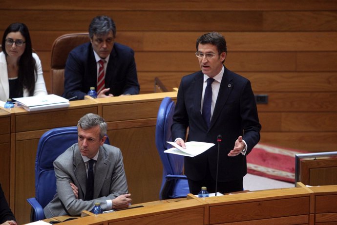 O xefe do Executivo galego, Alberto Núñez Feijóo, responderá ás preguntas dos gr