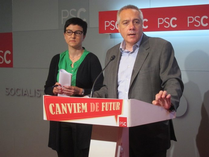 Eva Granados y Pere Navarro (PSC)
