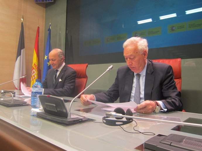 José Manuel García-Margallo y Laurent Fabius