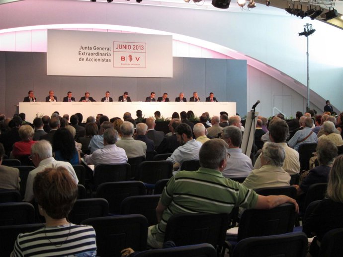 Junta de accionistas de Banco de Valencia