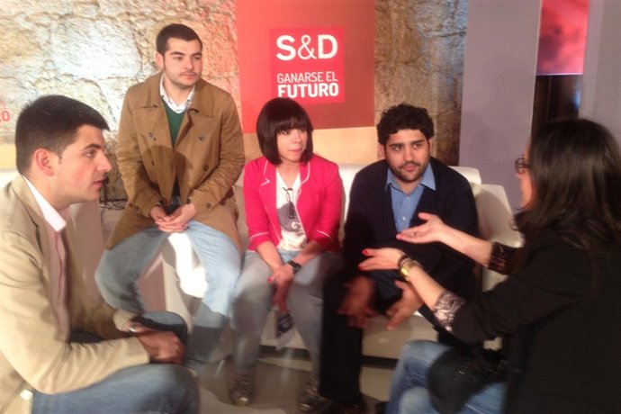 Responsables de Juventudes Socialistas de las tres CC.AA.