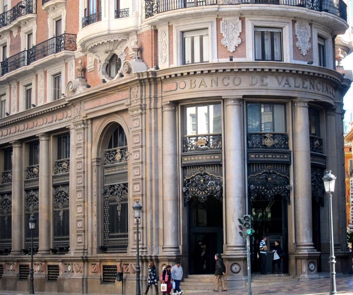 Fachada del Banco de Valencia