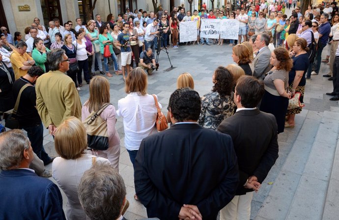 Concentración en Jerez contra el último caso de violencia de género