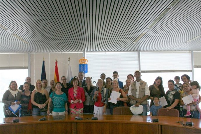 Entrega de llaves de viviendas