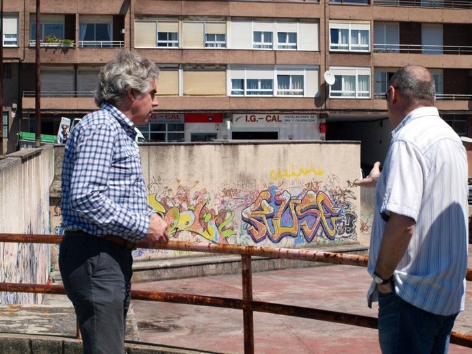 Fuentes-Pila en la calle Duque de Ahumada