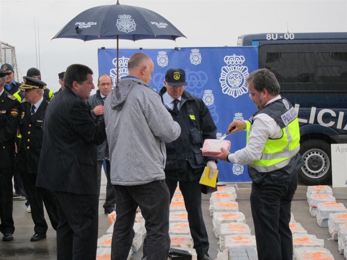 Cocaína de la Operación Albatros descargada en Vigo