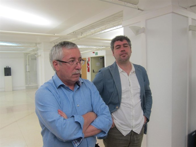 Ignacio Fernández Toxo y Unai Sordo