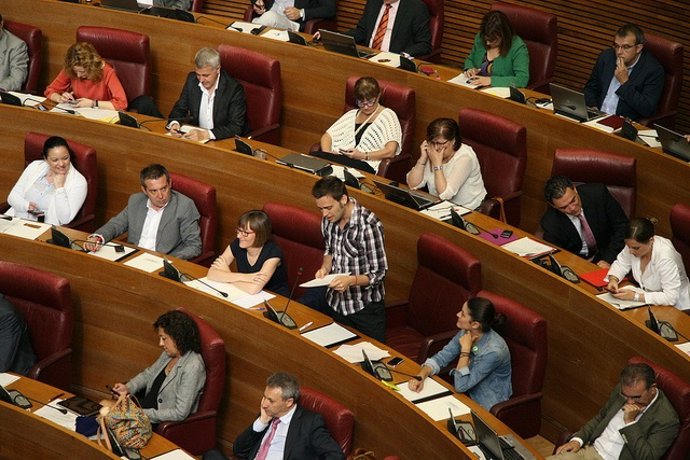Pleno de las Corts Valencianes