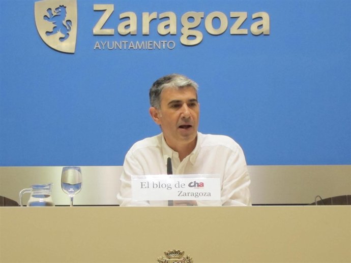 El portavoz de CHA, Juan Martín