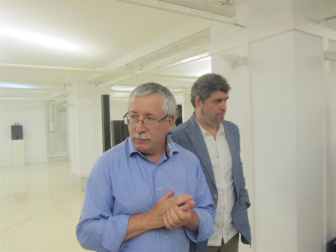 Ignacio Fernández Toxo y Unai Sordo