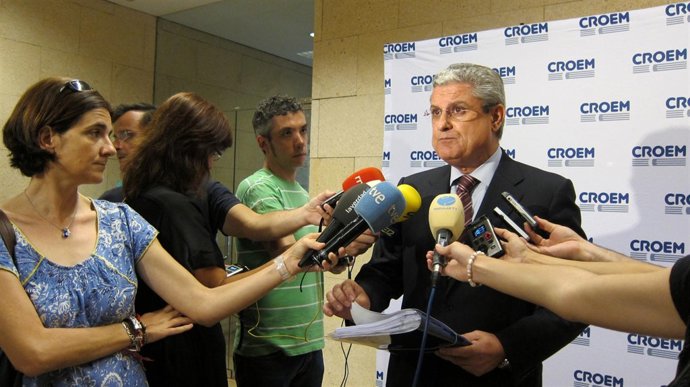 Del Toro minutos antes de la Asamblea General de la CROEM  