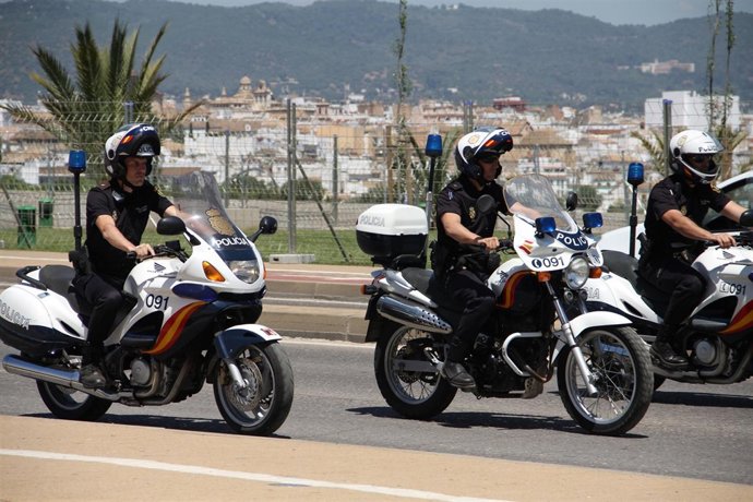 Motos de la Policía Nacional