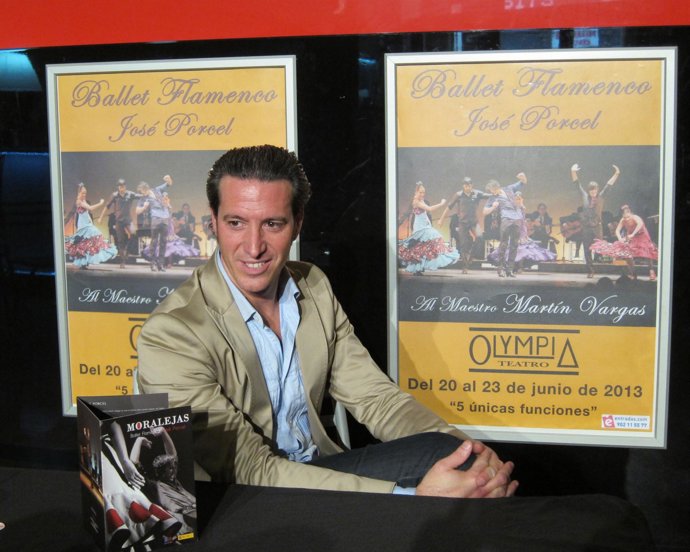 José Porcel en la presentación de 'Moralejas' en el Teatro Olympia