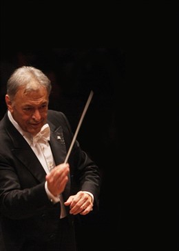 Zubin Mehta en un concierto