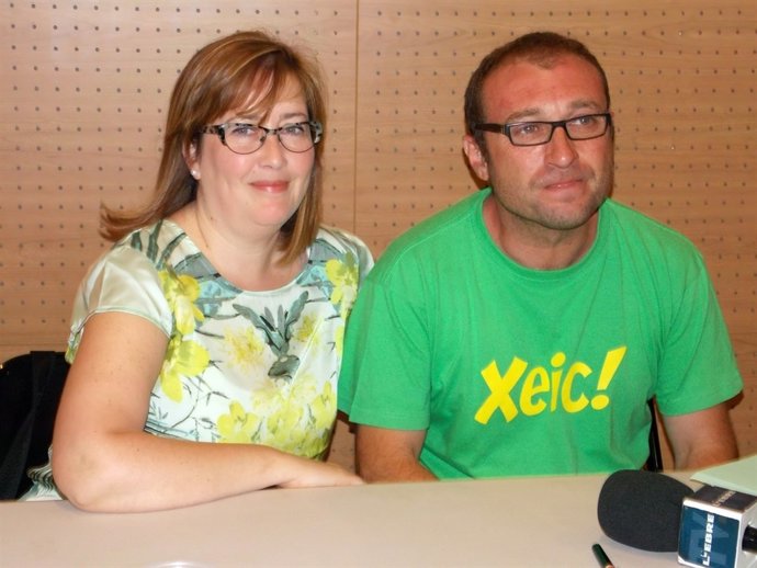 Bernat Pellisa i Dolors Subirats (alcalde y futura alcaldesa de Rasquera)