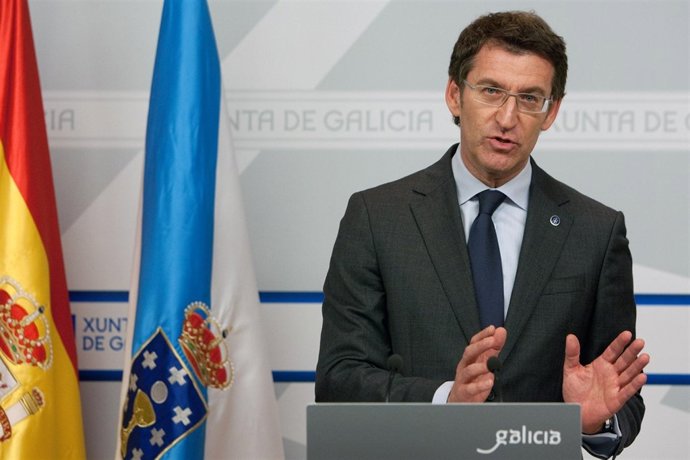 alberto nunez feijoo informa en rolda de prensa dos asuntos tratados na reunion 