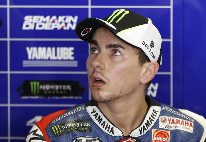 El piloto español  de MotoGP Jorge Lorenzo