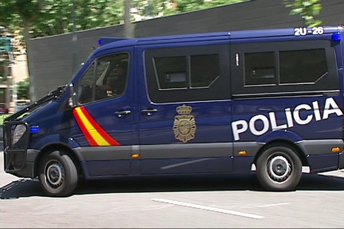 Traslado de los presuntos islamistas detenidos en Barcelona