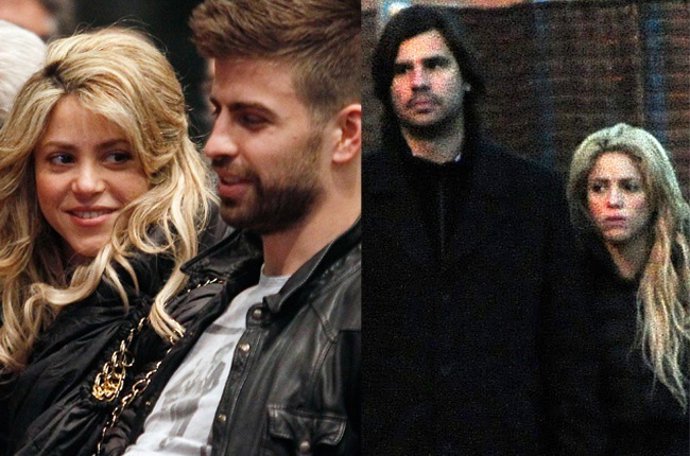 Shakira con Piqué y Antonio 