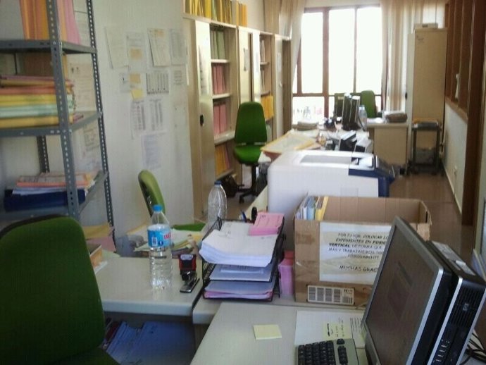 Interior del juzgado de Primera Instancia 2