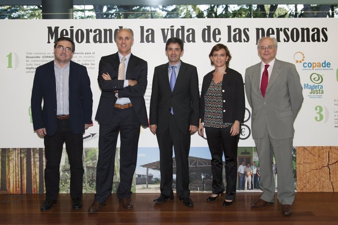 Responsables de Leroy Merlín, COPADE, AECID,  IED y del Ayuntamiento de Madrid